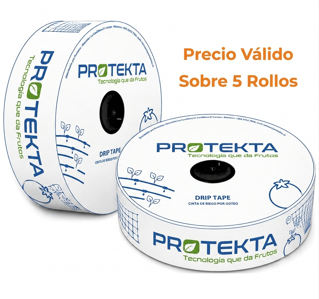 Cinta de Riego 6mil - Gotero 20CM rollo 2800 MTS
