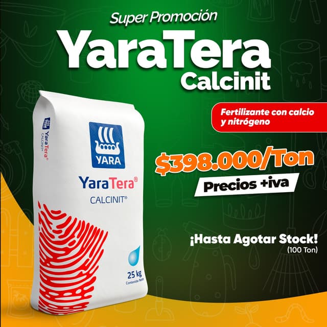 Calcinit (Nitrato de Calcio Yara)