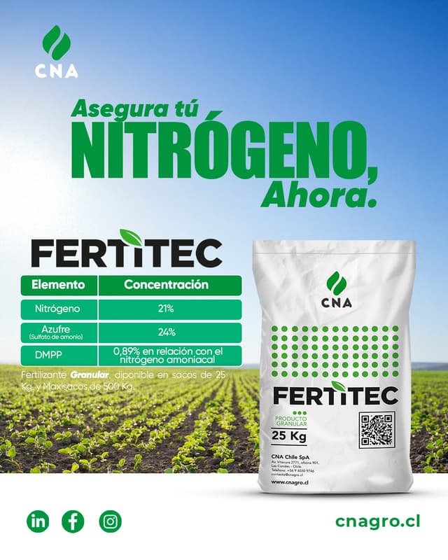 Nitrógeno granulado