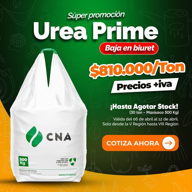 Urea 44%N Baja en Biuret